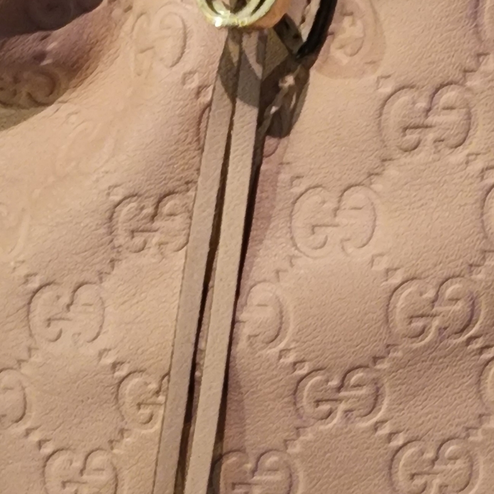 Gucci Blush Pink Embossed Tote - Picture 11 of 16